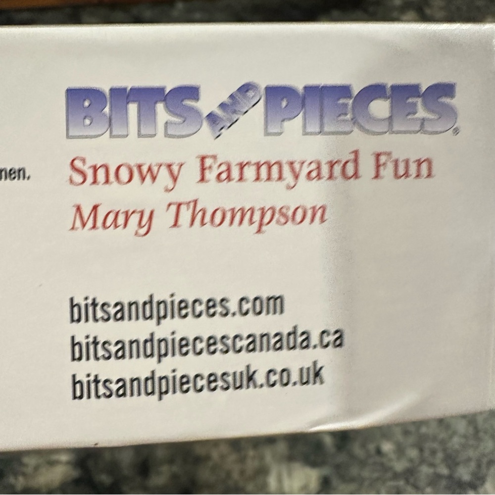 EUC TWO Winter Scene Farm Puzzles Snowy Farmyard/1,000 Horse Barn/500 COMPLETE - Picture 3 of 6